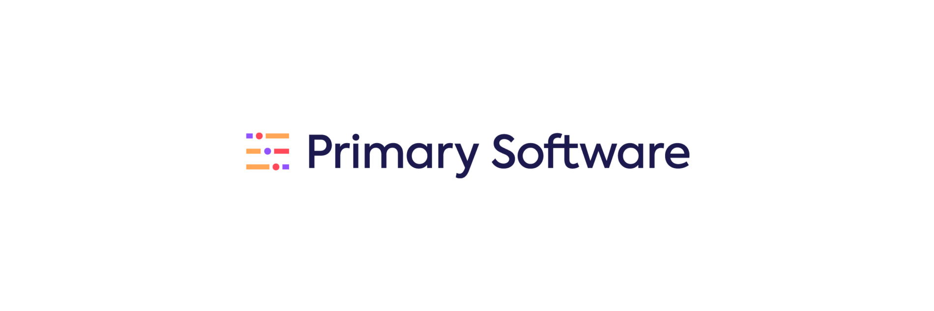 Horizontal version of Primary Software logo